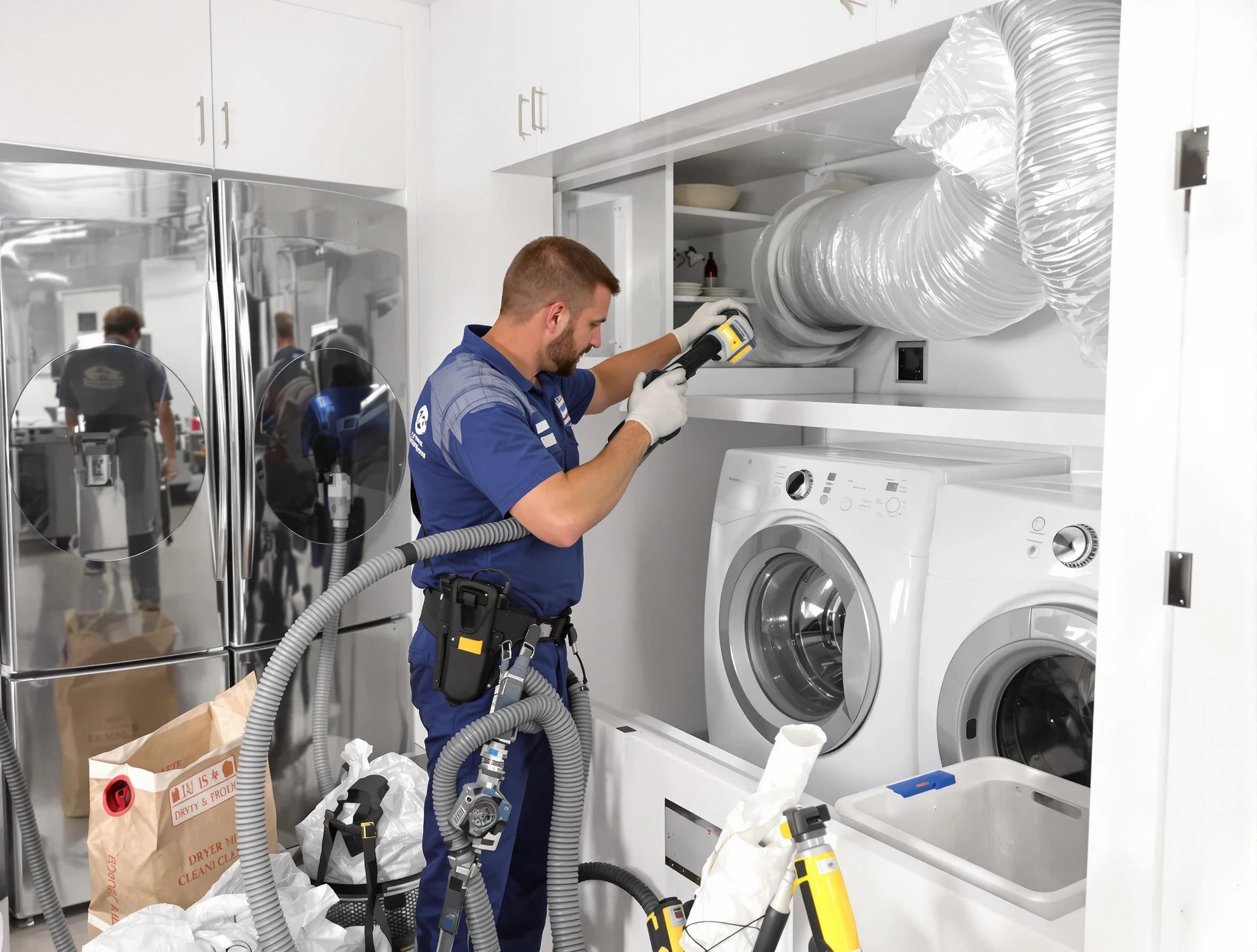 Professional duct cleaning by Springfield Dryer Vent Cleaning in Springfield
