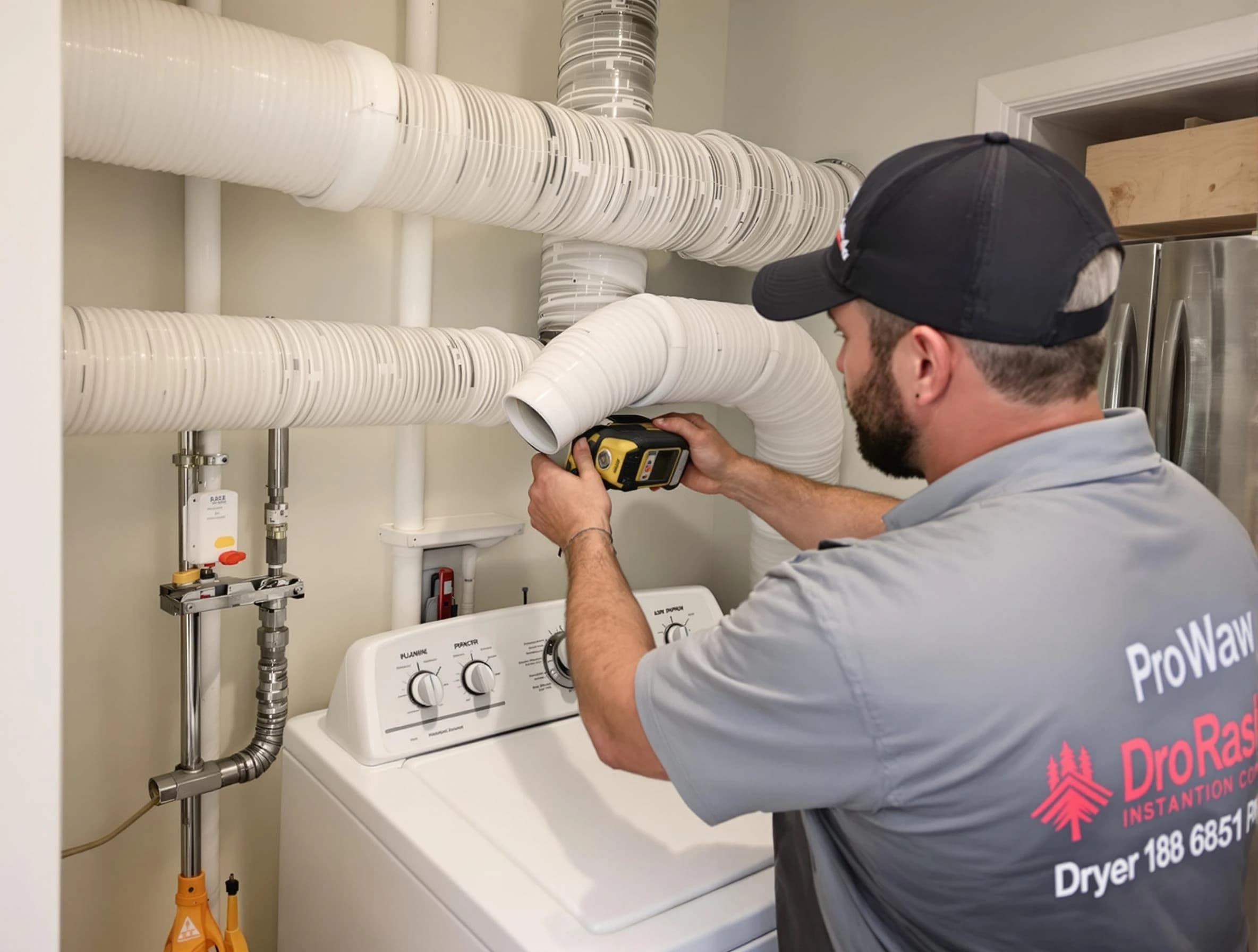 Professional dryer vent hose installation by Springfield Dryer Vent Cleaning in Springfield